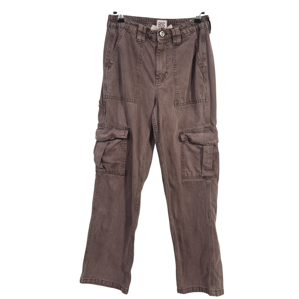 BDG Brown Cargo Pants W26 L32 Urban Outfitters Y2K Skate Grunge Utility‎ Revival